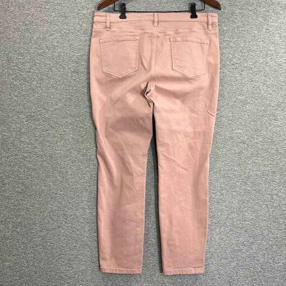 Buffalo David Bitton Jeans Women 12/32 Pink Aubrey Mid Rise Stretch Ankle Grazer - Picture 9 of 14